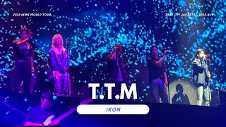 iKON 아이콘 - T.T.M - Take Off Jakarta - 231119 | Fancam