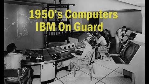 IBM On Guard - 1956  1950s Computers Original Footage