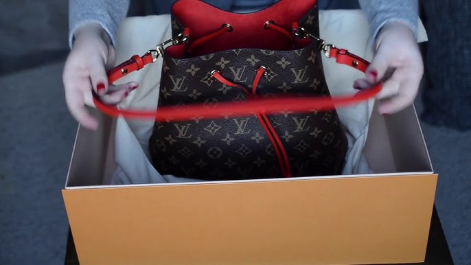 Louis Vuitton Noenoe Bucket Bag Red - NOBLEMARS