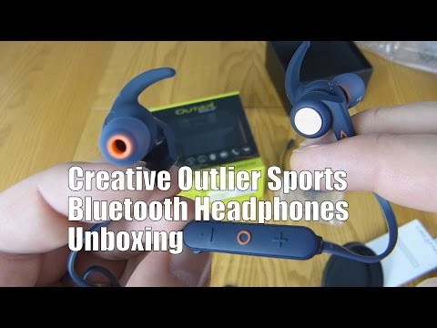 Creative Outlier Sports Bluetooth Headphones Unboxing