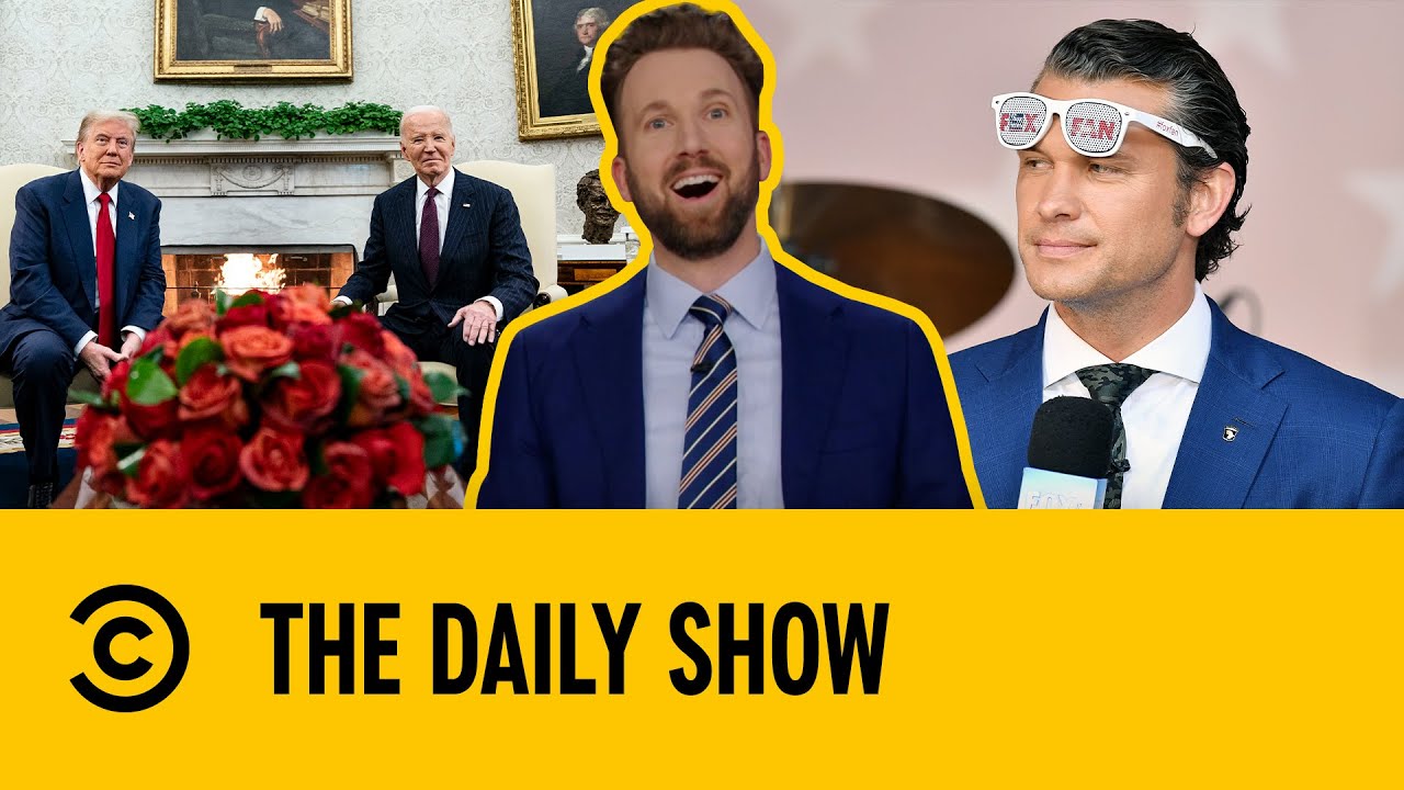 Joe Biden Meets Donald Trump At The White House | The Daily Show - YouTube