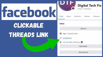 How to Add Threads Link to Facebook Page Bio (2024)