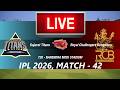 🛑LIVE- GT vs RCB🛑IPL 2026🛑GUJARAT vs BENGALURU🛑CRICKET 26 GAMEPLAY🛑LIVE MATCH STREAMING🏏