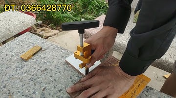 hướng dẫn sử dụng dao cắt gạch men cầm tay.