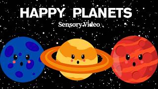 Baby Bear | Happy Christmas Planets | Gentle Motion Sensory Video for Babies