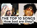 The Latest Top Ten Songs ... Yikes!