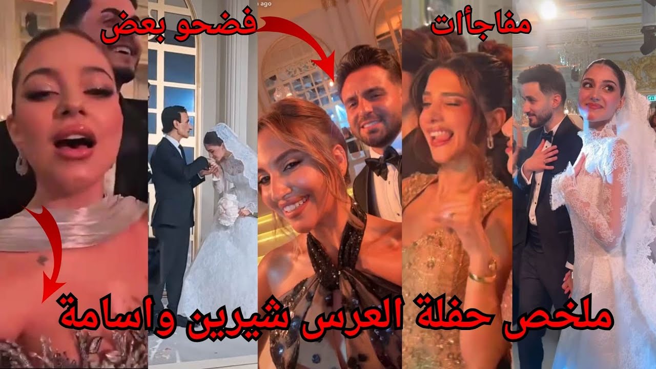 حفلة زواج شيرين بيوتي واسامة مروة فضايح رقص لانا ولين ونارين اغاني عراقية ولقطات صادمة