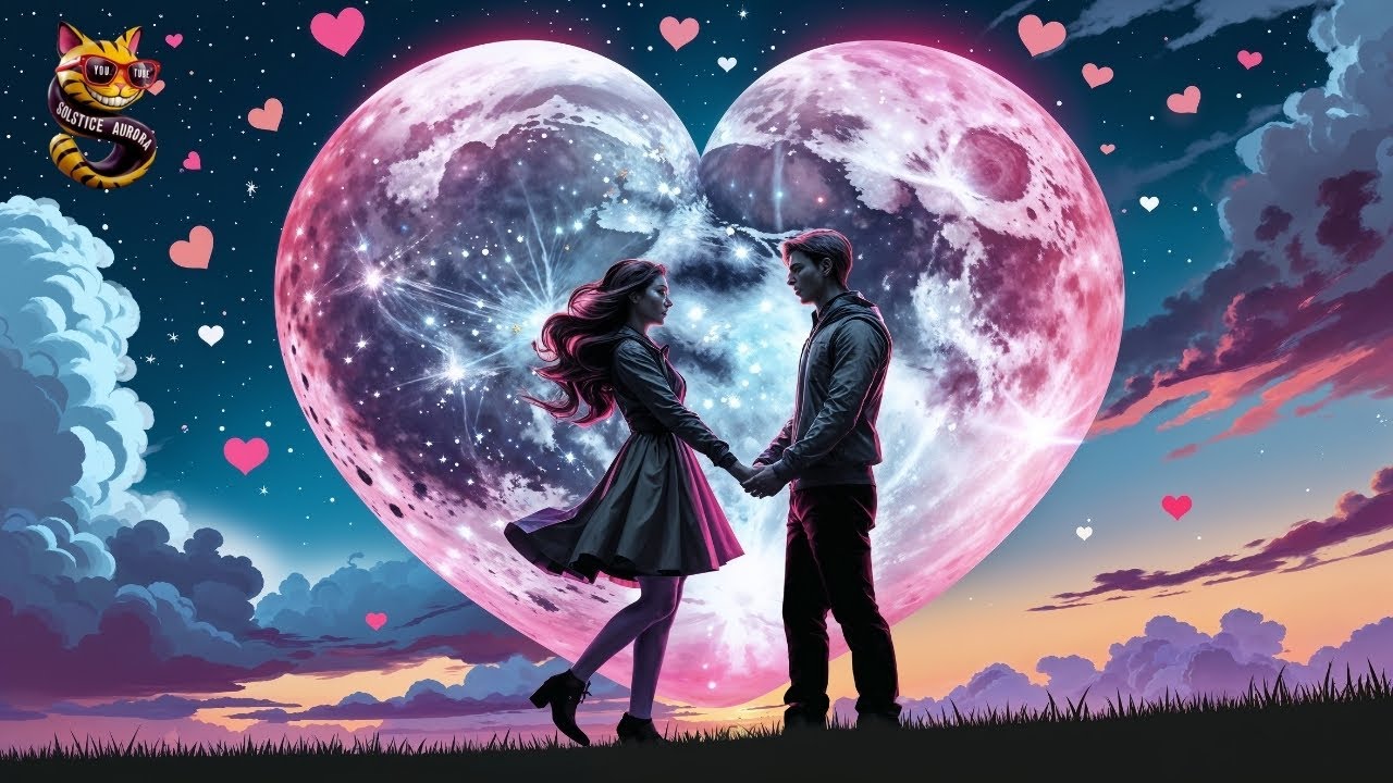 'First Touch of Love' by Kamil Haladyn / Solstice Aurora /AI  Music Visualizer Video / Love Songs
