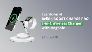 Teardown Of Belkin Boost Charge Pro 3in1 Wireless Charger With Magsafe