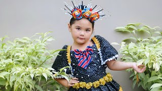 DIY bubble wrap filipiniana dress buwan ng wika sa school ni indai 