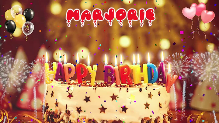 MARJORIE birthday song  Happy Birthday Marjorie