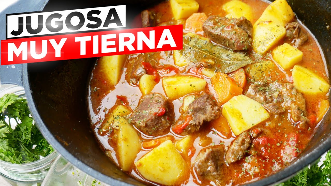 CARNE con PATATAS 😋🍲 El GUISO DE ABUELA que TRAE LOS MEJORES RECUERDOS 😍 TERNERA EN SALSA ABUNDANTE.