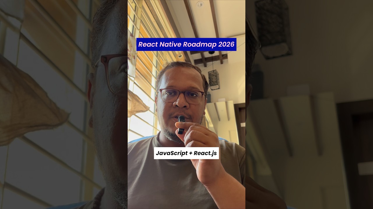 React Native Complete Roadmap 2026 | Beginner to Production Level | Hindi