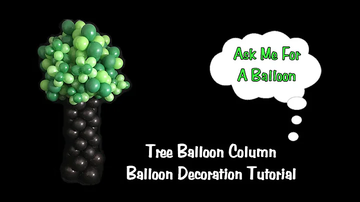 Tree Balloon Column Tutorial - Balloon Decoration Idea