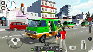 Pengemudi Mobil Angkot Narik Penumpang - Angkot The Game | Simulator Android Gameplay screenshot 3