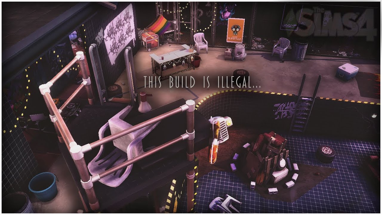 ABANDONED POOL PARTY BUILD🍻🎉 | 500 SUBS SPECIAL! | SIMS 4 SPEED BUILD [NO CC]