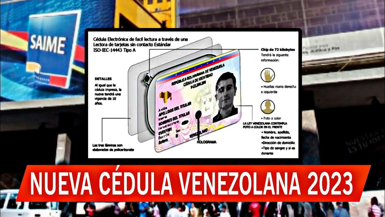 Saime 2023 c mo Ser La Nueva C dula Venezolana YouTube Saime 2023 c mo Ser La Nueva C dula Venezolana YouTube