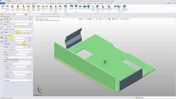 ZW3D 2020 : Flange with Profile