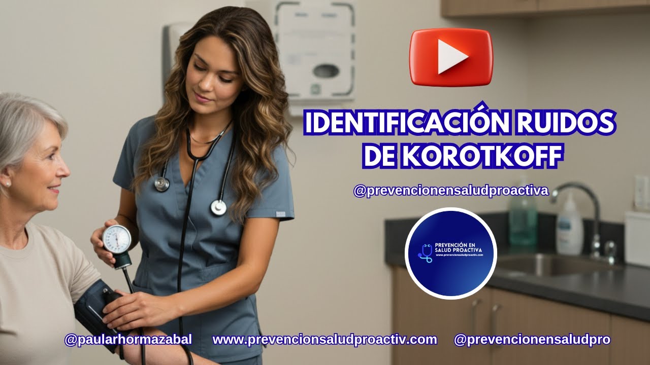 ❤️Identificación de los RUIDOS DE KOROTKOFF en Control de Presión Arterial❤️