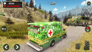 US Army Ambulance Driving Rescue Simulator gameplay / Android Ambulance game screenshot 3