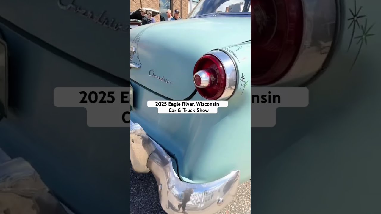 1955 Ford Customline Eagle River Classic Car Show 2025 Fordstreetrod Carshows Automobile