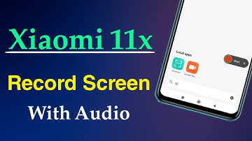 How to Screen Record With Audio in Mi 11x | Mi 11x Screen Recorder Settings