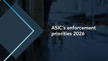 ASIC enforcement priorities 2026