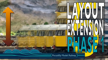 LAYOUT Extension Phase 1, Video no 5: BUILDING THE NEW FIDDLE YARD & THE TRAIN LIFT IN OPERATION.