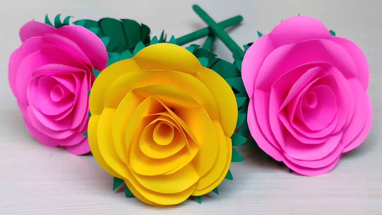 diy rose easy paper roses diy paper rose origami rose paper