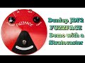 Jim Dunlop JDF2 Germanium Fuzz Face Distortion demo with a Stratocaster