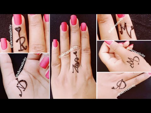 SN and TP tattoo mehndi design  requested video  YouTube