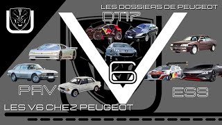 TOUS LES V6 DE PEUGEOT - De la 504 coupé à la 9x8