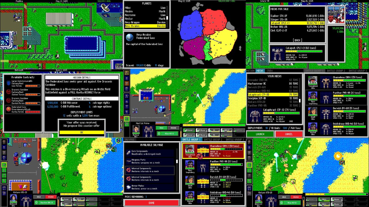 Jeu PC Battletech : The Crescent Hawks' Revenge - Big Box Française NEUVE Sous Blister - IBM PC