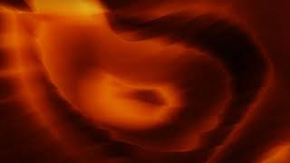 Warm Glowing Red Orange Organic Particle Transforming Background Animation Loop 1080p