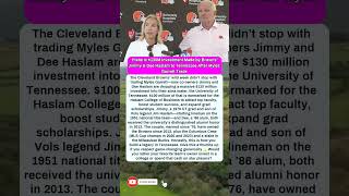 Browns Owners Jimmy Haslam & Dee Haslam: The $130M Tennessee TRAGEDY 💥 #browns #nfl