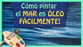 🌊CÓMO PINTAR EL MAR (OLEAJE) EN ÓLEO PASO A PASO MUY FÁCIL!🌊2023