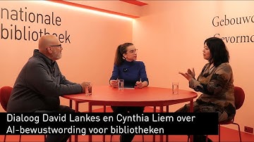 Dialoog David Lankes en Cynthia Liem over AI-bewustwording voor bibliotheken