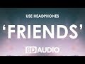 Marshmello & Anne-Marie - FRIENDS (8D AUDIO) 