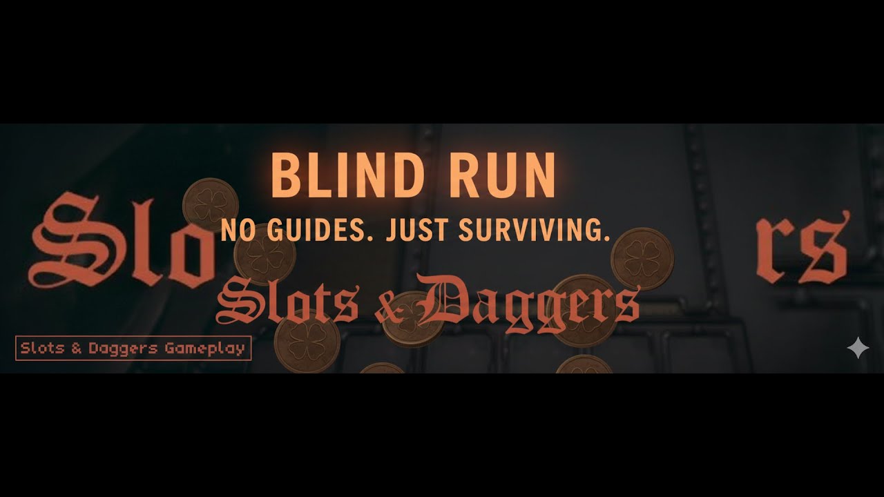 Игровой процесс Slots & Daggers — игра вслепую, никаких подсказок, просто обучение и выживание (с...