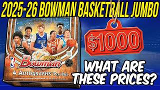 RESULT MAY VARY 🙃 2025-26 Bowman Basketball JUMBO BOX