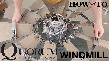 How To Install A Ceiling Fan | Quorum Windmill