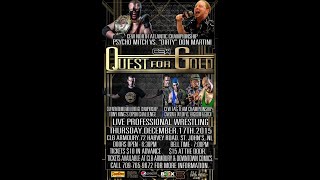 CEW | Quest for Gold 2015 | CLB Armoury | St. John's, NL | 2015-12-17