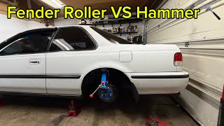 Rolling Fenders On The CB7 Accord!