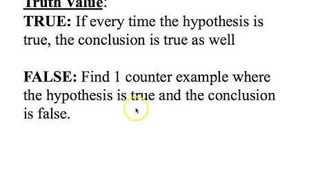 Chapter 6 Logic Video Notes