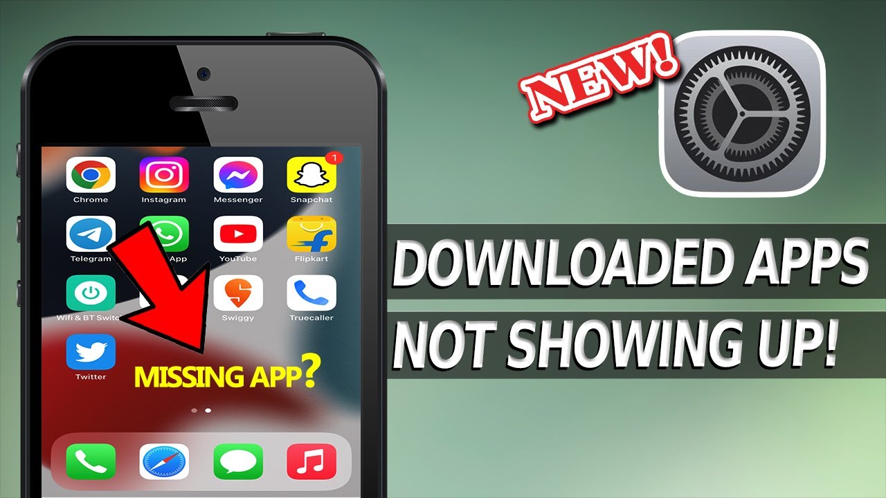 How To Fix Downloaded Apps Not Showing Up On IPhone Home Screen YouTube