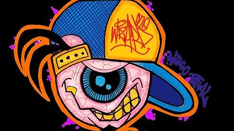 How to draw a graffiti character with one eye  -   como dibujar con un ojo graffiti