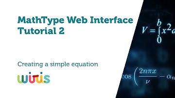 MathType web interface tutorial 2