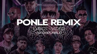 Ponle REMIX (Letra) - Marcianeke, Cris MJ, Young Cister, Pailita, Jairo Vera, etc | Lyrics Video