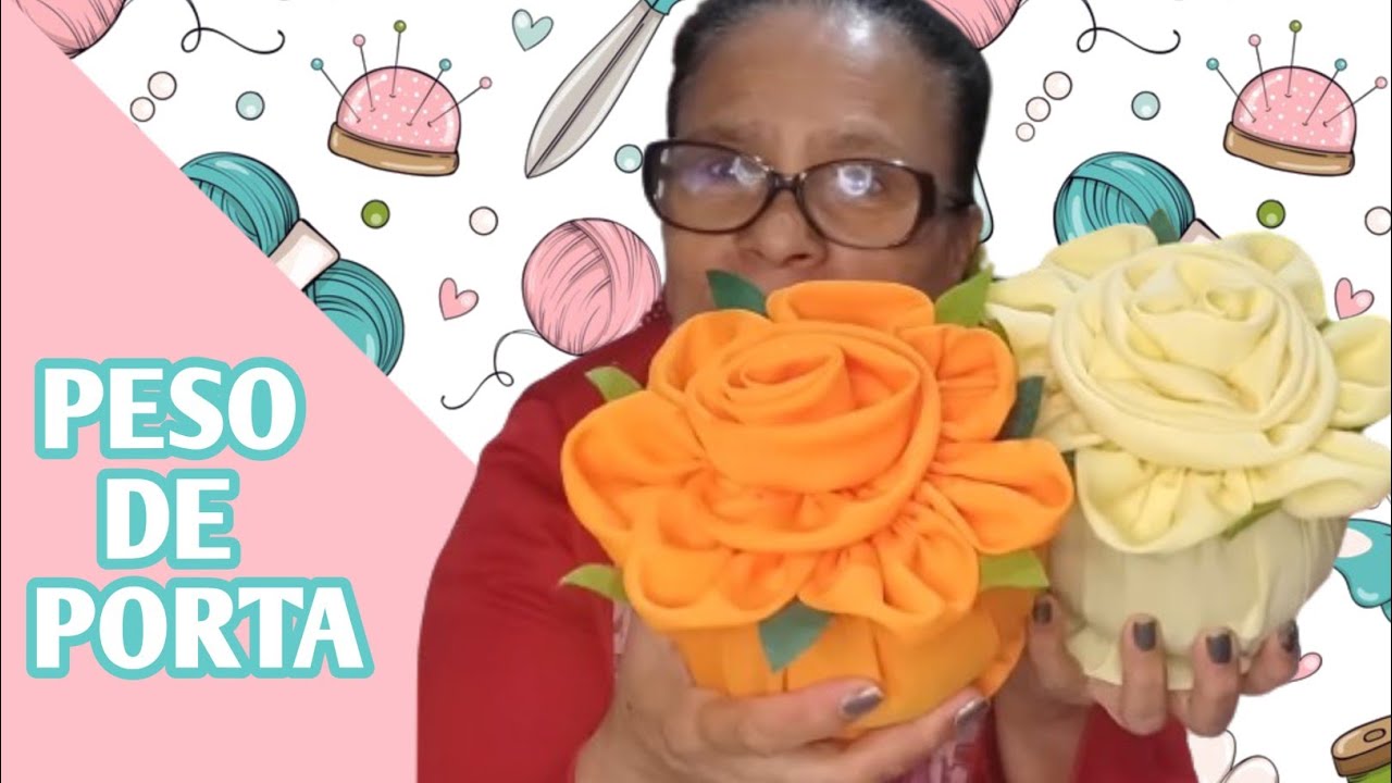 Peso de porta flor! #artesanato