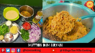 Mutton Dum Biryani | Muton Biryani | 1/2 Kg Mutton Dum Biryani| Basmati Rice Mutton Biryani In Tamil